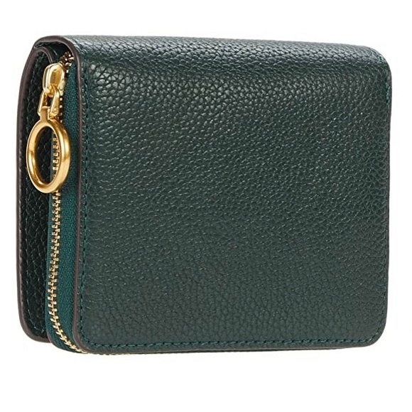 NWT AUTHENTIC LUXURY MINIMALIST RARE Tory Burch Perry Bombe Bi-Fold Wallet - Picture 3 of 17